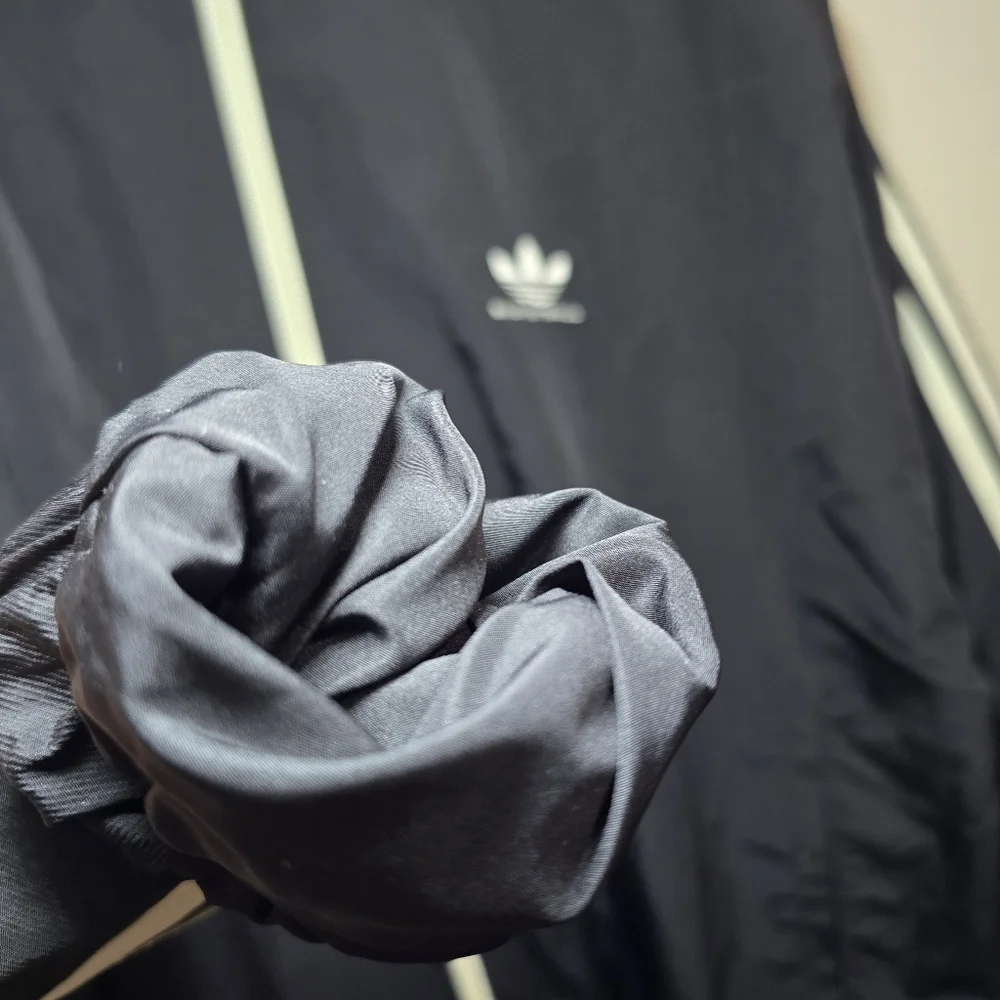 adidas Originals‎ Basketball Shell Track Jacket JD5197 – Black / Ivory  Sz L New